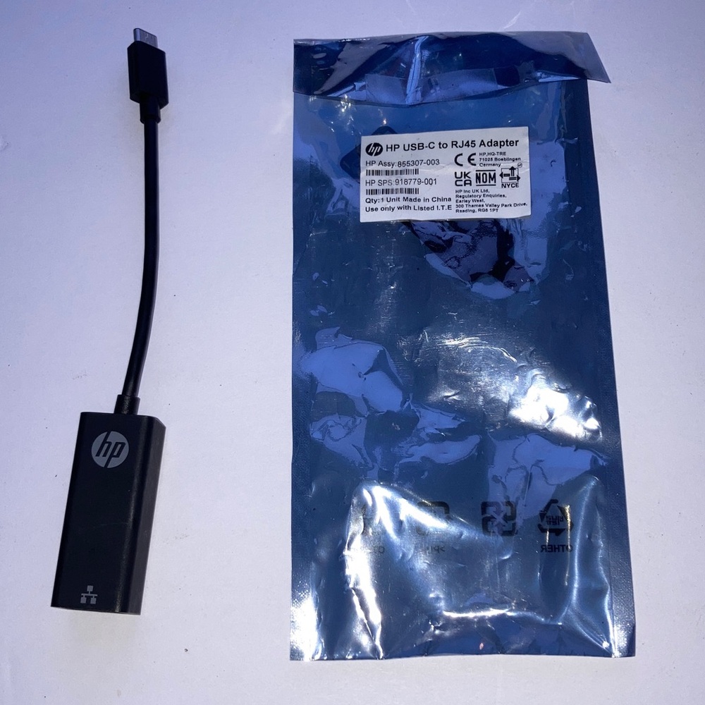 HEWLETT PACKARD USB-C to RJ45 Adapter NEW - Picture 6 of 12